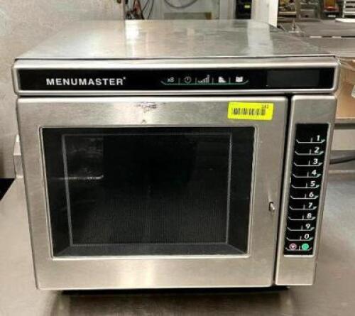DESCRIPTION: 3000W COMMERCIAL MICROWAVE OVEN BRAND/MODEL: MENUMASTER MRC30S2 INFORMATION: 240V QTY: 1