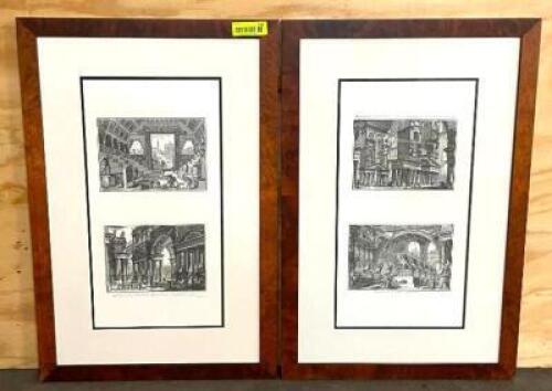 DESCRIPTION: (2) FRAMED PICTURES SIZE: 19.5"X30" QTY: 2