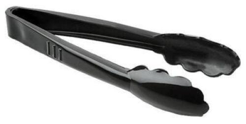 DESCRIPTION: (72) 9" BLACK PLASTIC TONGS (NEW) BRAND/MODEL: TABLEMATE RETAIL$: $97.83 QTY: 72