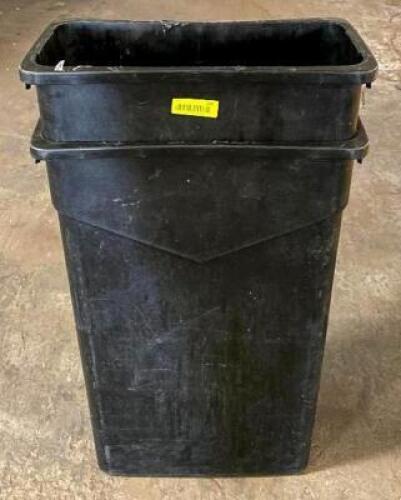 DESCRIPTION: (2) SLIM JIM TRASH CANS QTY: 2