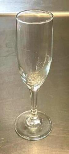 DESCRIPTION: (6) FLUTE GLASSES QTY: 6