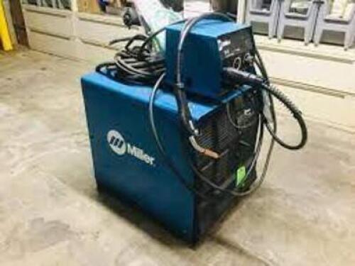 DESCRIPTION: (1) MIG WELDER POWER SOURCE AND WIRE FEEDER BRAND/MODEL: MILLER #CP-302 INFORMATION: BLUE RETAIL$: $2,995.00 SIZE: MUST COME INSPECT, IMA