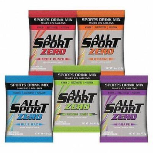 DESCRIPTION: (1) CASE OF (30) SPORTS DRINK MIX POWDER BRAND/MODEL: ALL SPORT #491N12 INFORMATION: ASSORTED FLAVOR RETAIL$: $180.00 EA QTY: 1