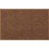 AQUA�SHIELD�DIAMONDS�DARK�BROWN�23�IN.�X�35�IN.�PET�POLYESTER�DOOR�MAT