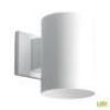 CYLINDER COLLECTION 5" WHITE MODERN OUTDOOR LED WALL LANTERN LIGHT