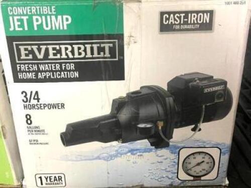 3/4 HP CONVERTIBLE JET PUMP