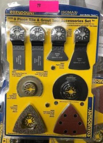 (2) EAZY POWER 9-PIECE TILE AND GROUT ACCESSORY KIT