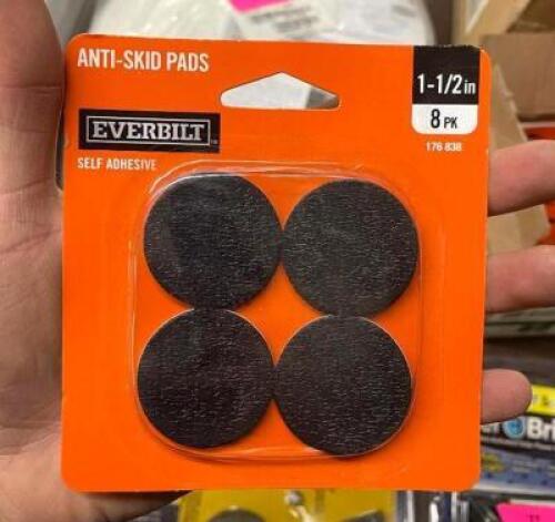 (9 PACK) EVERBILT ANTI-SKID PADS (8 IN EACH PACK)