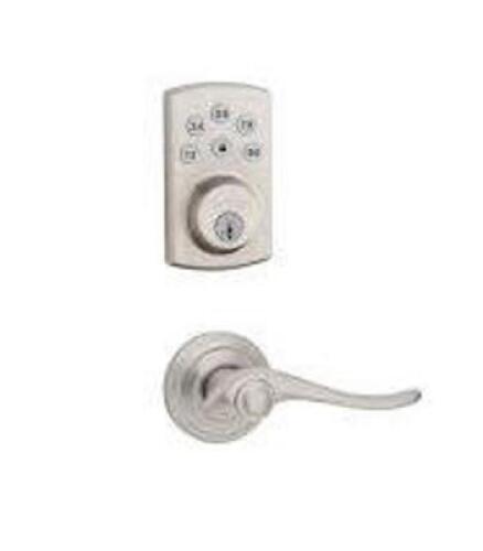 KWIKSET�AVALON PASSAGE LEVER AND 907 POWERBOLT KEYPAD DEADBOLT COMBO PACK WITH SMARTKEY