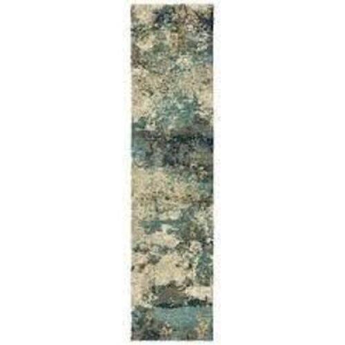 BRAXTON MULTI 2 FT. X 8 FT. ABSTRACT RUNNER RUG
