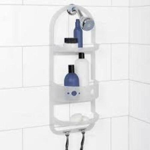 GLACIER BAY OVER-THE-SHOWER CADDY IN FROSTED CLEAR