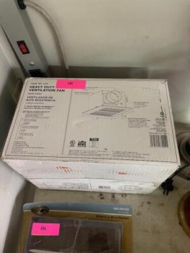 80 CFM CEILING MOUNT ROOM SIDE INSTALLATION HEAVY-DUTY BATHROOM EXHAUST FAN