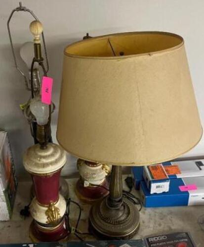(4) - PC. TABLE LAMP SET