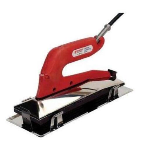 DELUXE HEAT BOND CARPET IRON WITH NON-STICK, GROOVED BASE