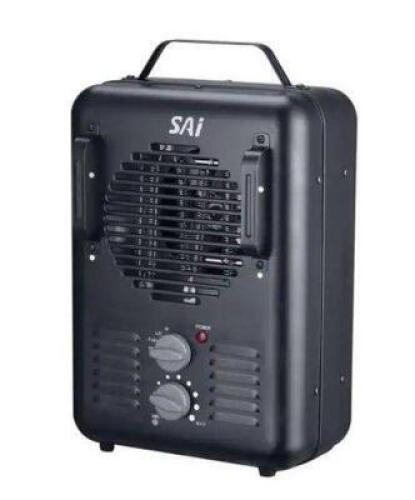 1,500-WALT UTILITY MILKHOUSE FAN-FORCED PORTABLE HEATER WITH THERMOSTAT
