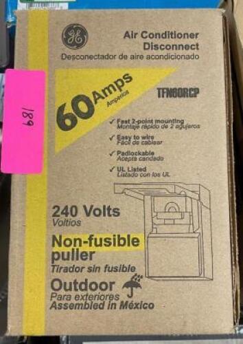 (2) - AIR CONDITIONER DISCONNECT / 240 VOLTS / 60 AMPS