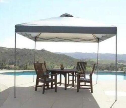 10 FT. X 10 FT. GREY INSTANT CANOPY POP UP TENT