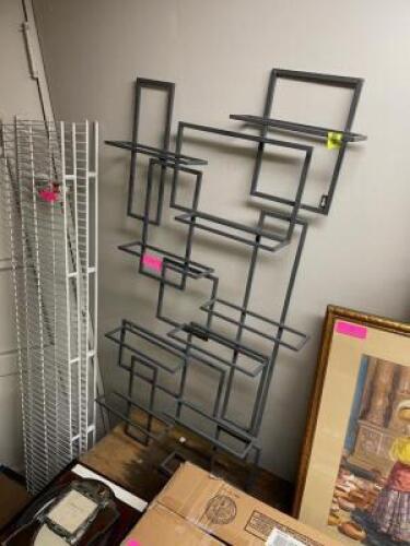 WALL DECORATION, METAL - 24" X 6" X 46"