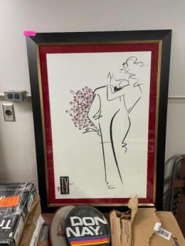 31" X 44" FRAMED WALL ART