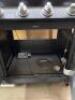 NEVER USED PREMIER 4-BURNER PROPANE GAS GRILL IN BLACK WITH SIDE BURNER - 10