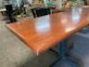 54" X 28" WOODEN DINING TABLE - 5