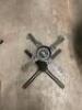 (4) 30" X 30" STANDARD HEIGHT CAST IRON TABLE BASE - 5