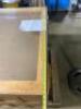DESCRIPTION: (2) ANTIQUE DOUBLE STACK FLAT FILE CABINET BRAND/MODEL: IA/103663 INFORMATION: WOODEN/10-DRAWERS/CLEAR TOP RETAIL$: 4,000 SIZE: 29"H X 45 - 6
