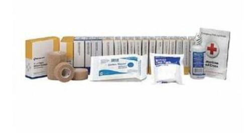 DESCRIPTION: (3) FIRST AID KIT BRAND/MODEL: GRAINGER/59314 INFORMATION: PEOPLE SERVED: 26-50 PEOPLE/397 COMPONENTS RETAIL$: 54.76 EACH SIZE: 6"H X 5"W