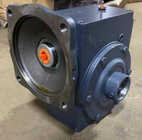 DESCRIPTION: (1) GEAR REDUCER BRAND/MODEL: HUB CITY/0220-62147-265 INFORMATION: RATIO: 20:1/BLUE RETAIL$: 275.00 SIZE: 8" X 8" X 9" QTY: 1