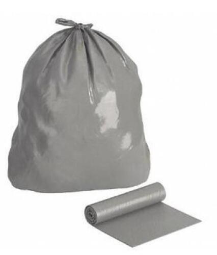 DESCRIPTION: (1) PACK OF (100) TRASH BAGS BRAND/MODEL: TOUGH GUY/5XL60 INFORMATION: CAPACITY: 56 GAL/GRAY RETAIL$: 75.00 PER PK OF 100 SIZE: 56 GAL QT