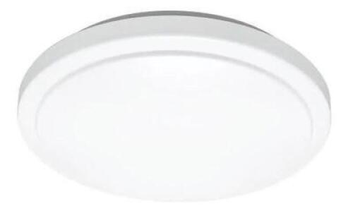 DESCRIPTION: (1) CEILING LIGHT BRAND/MODEL: HAMPTON BAY/54075391 INFORMATION: BRIGHT WHITE/FLUSH-MOUNT/4000K RETAIL$: 46.47 SIZE: 16"FIXTURE WIDTH X 3