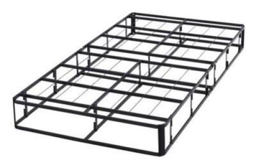 DESCRIPTION: (1) HALF-FOLD METAL BOX SPRING BRAND/MODEL: MAINSTAY/MS2601008908 INFORMATION: BLACK/NON-SLIP SURFACE RETAIL$: 98.10 SIZE: 74" X 38" X 7.