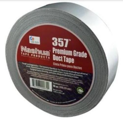 DESCRIPTION: (1) PACK OF (24) PREMIUM DUCT TAPE BRAND/MODEL: NASHUA/3570020000 INFORMATION: SILVER/TEARS STRAIGHT RETAIL$: 390.24 PER PK OF 24 SIZE: 2