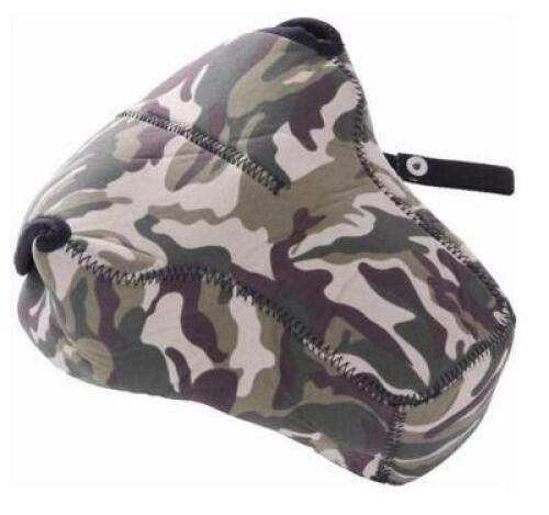 DESCRIPTION: (1) PACK OF (54) SOFT POUCH CAMERA CASE BRAND/MODEL: MOVO/CB70 INFORMATION: WATER RESISTANT/CAMO/NEOPRENE RETAIL$: 485.46 PER PK OF 54 SI