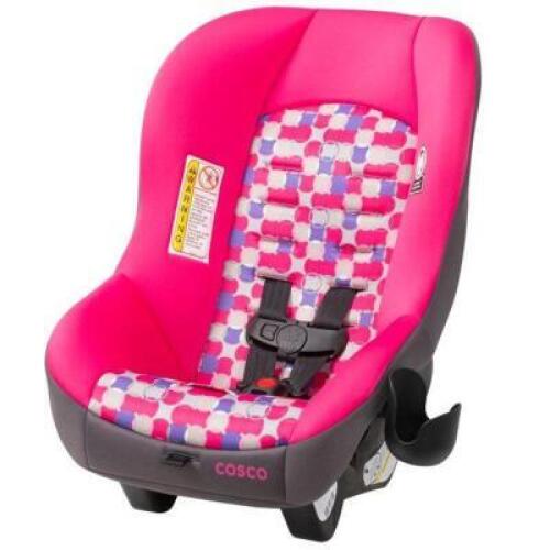 DESCRIPTION: (1) SCENERA HARNESS CAR SEAT BRAND/MODEL: COSCO/CC254FMB4 INFORMATION: PINK/5-POINT HARNESS RETAIL$: 49.98 SIZE: 30"L X 18.13"W X 31.75"H