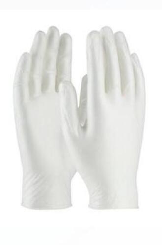 DESCRIPTION: (10) PACKS OF (100) DISPOSABLE GLOVES BRAND/MODEL: PIP AMBI-DEX/64-V2000 INFORMATION: WHITE/POWDERED RETAIL$: 10.62 PER PK OF 100 SIZE: L