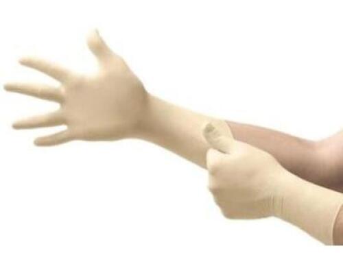 DESCRIPTION: (2) PACKS OF (10) STERILE LATEX GLOVES BRAND/MODEL: ACCUTECH/91-225 INFORMATION: POWDER-FREE/WHITE RETAIL$: 132.30 PER PK OF 10 SIZE: SIZ
