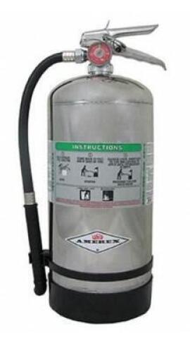 DESCRIPTION: (1) FIRE EXTINGUISHER BRAND/MODEL: AMEREX/B260 INFORMATION: POTASSIUM ACETATE/DISCHARGE: 53 SEC/STAINLESS STEEL RETAIL$: 287.69 SIZE: 19"