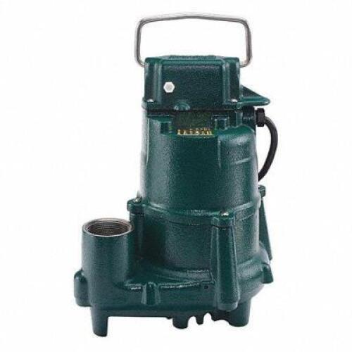 DESCRIPTION: (1) SUBMERSIBLE SUMP PUMP BRAND/MODEL: ZOELLER #4NW38 INFORMATION: 115V AC NO SWITCH INCLUDED RETAIL$: $345.29 EA SIZE: 1/2 HP QTY: 1