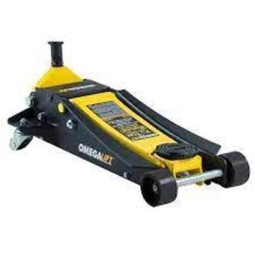 DESCRIPTION: (1) LOW PROFILE MAGIC LIFT JACK BRAND/MODEL: OMEGA #29038 INFORMATION: YELLOW RETAIL$: $400.00 EA SIZE: NO HANDLE 3.5 TON QTY: 1