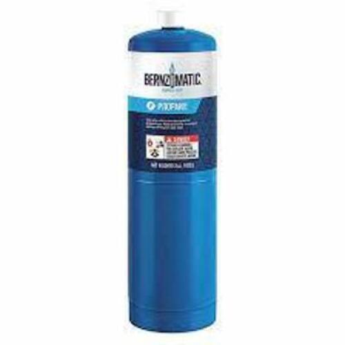 DESCRIPTION: (4) PROPANE GAS CYLINDER BRAND/MODEL: BERNZOMATIC/333670 INFORMATION: BLUE/DISPOSABLE RETAIL$: 21.14 EACH SIZE: 14.1 OZ. QTY: 4