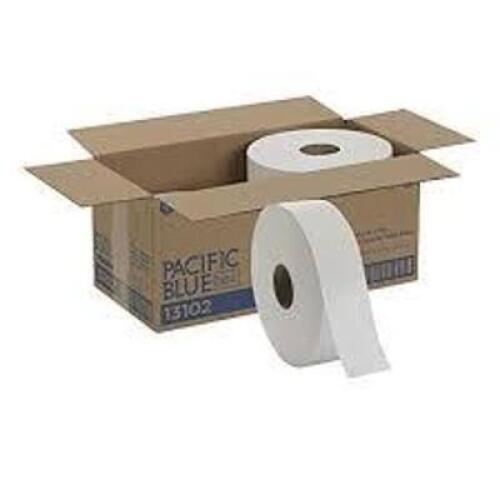 DESCRIPTION: (1) CASE OF (6) ROLLS OF TOILET PAPER BRAND/MODEL: PACIFIC BLUE #13102 RETAIL$: $40.00 EA SIZE: 2 PLY QTY: 1