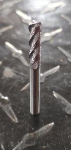 DESCRIPTION: (6) SOLID CARBIDE SPECTOR END MILL BRAND/MODEL: IMCO 39695 RETAIL$: $ 65.87 EA SIZE: 3/16" DIA .020 RAD 5/8" LOC QTY: 6