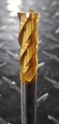 DESCRIPTION: (1) SOLID CARBIDE SQ END MILL BRAND/MODEL: HERTEL 88250246 RETAIL$: 55.2 SIZE: 3/8" DIA 1-1/8" LOC QTY: 1