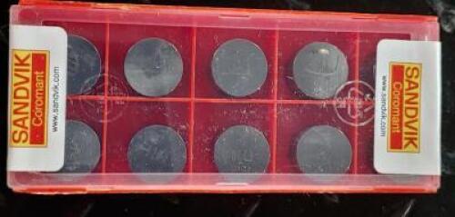 DESCRIPTION: (20) RNG STYLE CERAMIC TURNING INSERTS BRAND/MODEL: SANDVIK COROMANT RNG45T0320 RETAIL$: $ 67.01 PER INSERT QTY: 20
