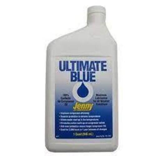 DESCRIPTION: (4) COMPRESSOR OIL BRAND/MODEL: JENNY ULTIMATE BLUE #34LR48 INFORMATION: 30 SAE GRADE RETAIL$: $40.00 EA SIZE: 1 QT QTY: 4