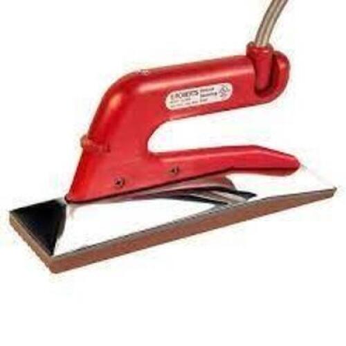 DELUXE HEAT BOND CARPET IRON WITH NON-STICK, GROOVED BASE BRAND/MODEL ROBERTS RETAIL PRICE: $97.00 QUANTITY 1