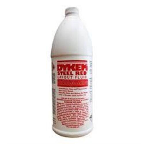 DESCRIPTION: (6) STEEL RED LAYOUT FLUID BRAND/MODEL: DYKEM RETAIL$: $31.00 EA SIZE: 930 ML QTY: 6