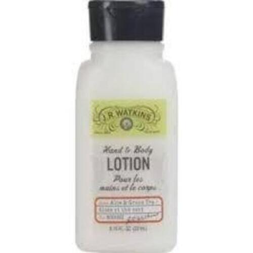 DESCRIPTION: (8) HAND AND BODY LOTION BRAND/MODEL: JR WATKINS INFORMATION: ALOE AND GREEN TEA SIZE: 0.75 FL OZ QTY: 8