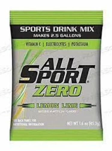 DESCRIPTION: (6) SPORTS DRINK MIX POWDER CONCENTRATE BRAND/MODEL: ALL SPORT #35YL24 INFORMATION: LEMON LIME RETAIL$: $6.12 EA SIZE: 1.9 OZ QTY: 6